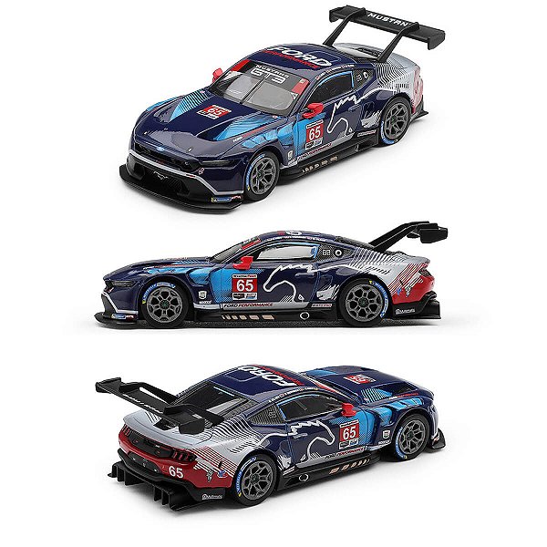 Mini GT #1240 Ford Mustang GT3 #65 Ford Multimatic Motorsports 2025 IMSA Daytona 24 Hrs Winner