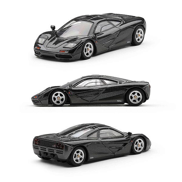 PRÉ-VENDA Mini GT #1303 McLaren F1 Blue Black Metallic