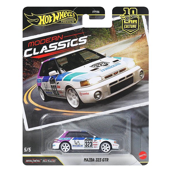 Carrinho Hot Wheels Premium Car Culture Modern Classics Mazda 323 GTR JKF17