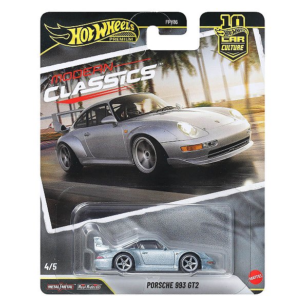 Carrinho Hot Wheels Premium Car Culture Modern Classics Porsche 993 GT2 JKF16