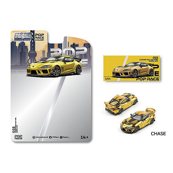 PRÉ-VENDA Pop Race Toyota Darwin PRO 66G WBK Supra A90 Nitro Enigma