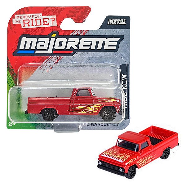 Majorette Chevrolet C10 Vermelha Ride Now