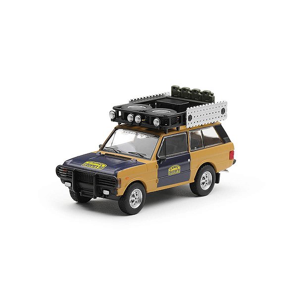 PRÉ-VENDA Mini GT #1312 Range Rover 1981 Camel Trophy Sumatra H.Fischer & W.Bays