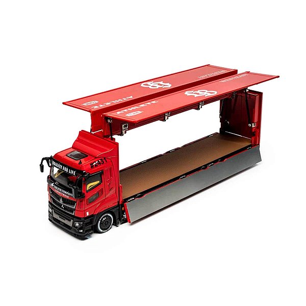 GCD Caminhão LBWK Truck Mitsubishi Fuso Super Great Silhouette Vermelho