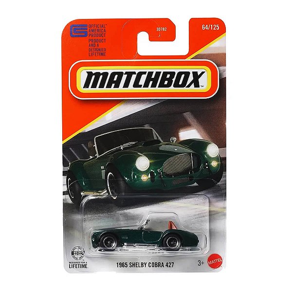 Carrinho Matchbox 1965 Shelby Cobra 427 JHM76