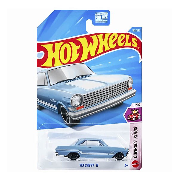 Carrinho Hot Wheels 63 Chevy II 2026 Lote J JJK31
