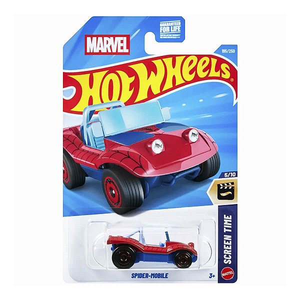 Carrinho Hot Wheels Spider-Mobile 2026 Lote K JJK33