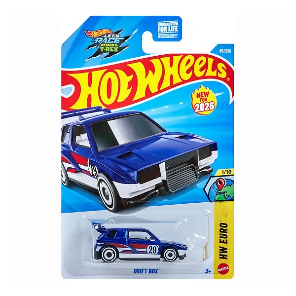 Carrinho Hot Wheels Drift Box 2026 Lote K JJL09