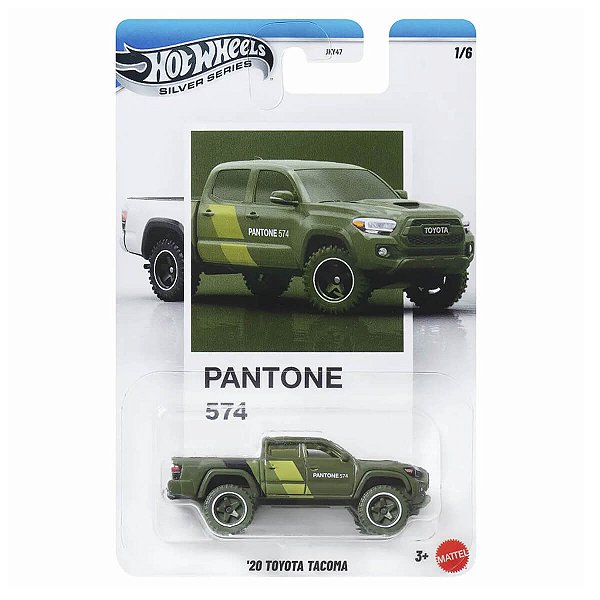 Carrinho Hot Wheels Silver Series Pantone 20 Toyota Tacoma JKY57