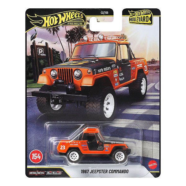 Carrinho Hot Wheels Premium Boulevard 1967 Jeepster Commando JHW29