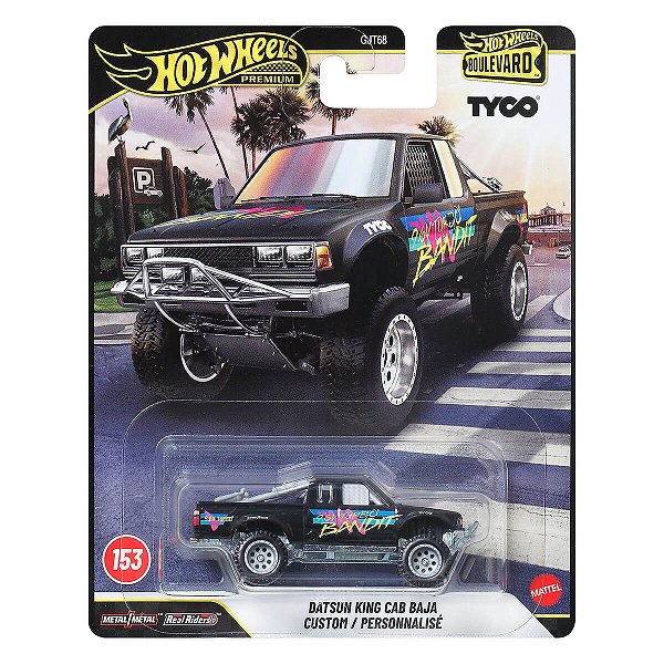 Carrinho Hot Wheels Premium Boulevard Datsun King Cab Baja Custom JHW32