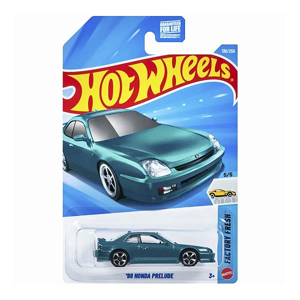 Carrinho Hot Wheels 98 Honda Prelude 2026 Lote L JJL15