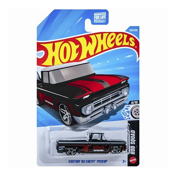 Carrinho Hot Wheels Custom 62 Chevy Pickup 2026 Lote L JJK49