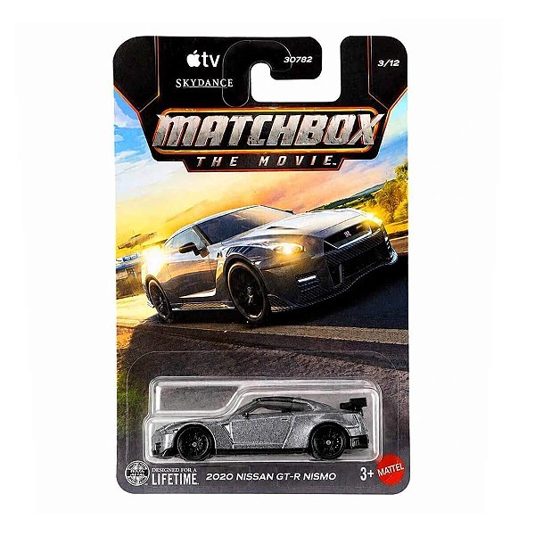 Carrinho Matchbox The Movie 2020 Nissan GT-R Nismo 2026 Lote K JKH30