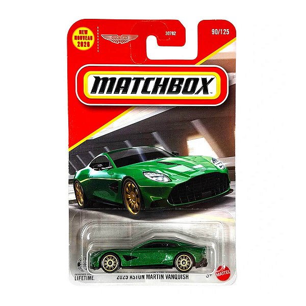 Carrinho Matchbox 2025 Aston Martin Vanquish 2026 Lote K JHM11