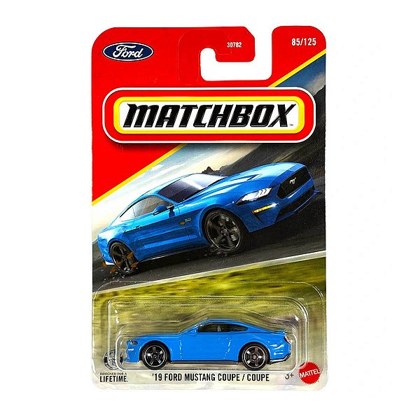 Carrinho Matchbox 19 Ford Mustang Coupe 2026 Lote K JHM59