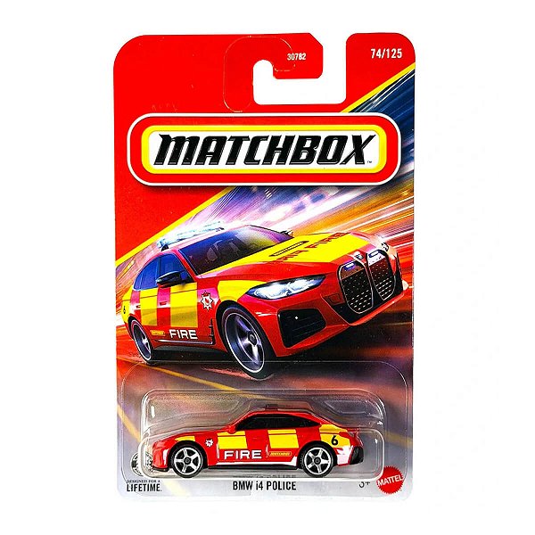 Carrinho Matchbox BMW i4 Police 2026 Lote K JHN13