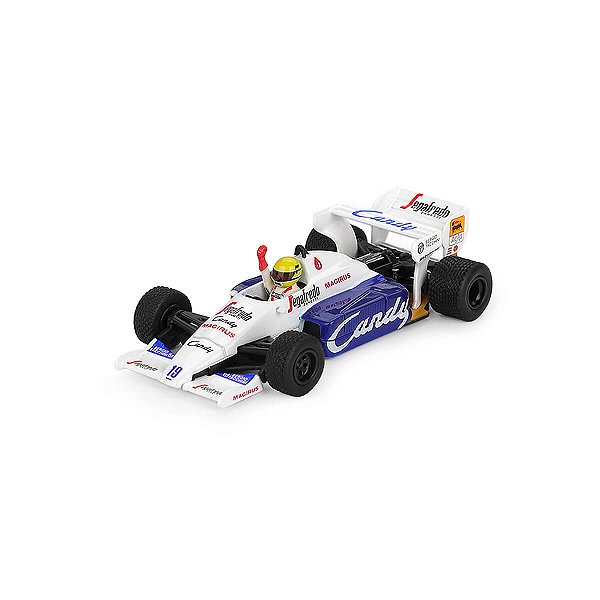 Mini GT #1118 Toleman TG184 #19 Ayrton Senna 1984 Monaco Grand Prix 2nd Place