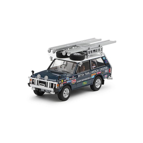 PRÉ-VENDA Mini GT #1364 Range Rover 1971 British Trans-Americas Expedition VXC-765K