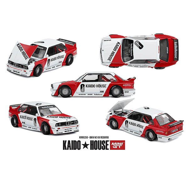 PRÉ-VENDA Mini GT Kaido House #293 BMW M3 KH Redboro