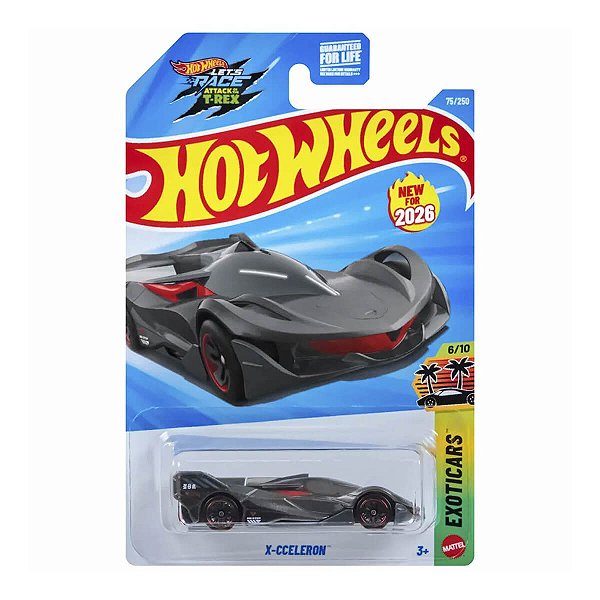 Carrinho Hot Wheels X-Cceleron 2026 Lote M JJL23