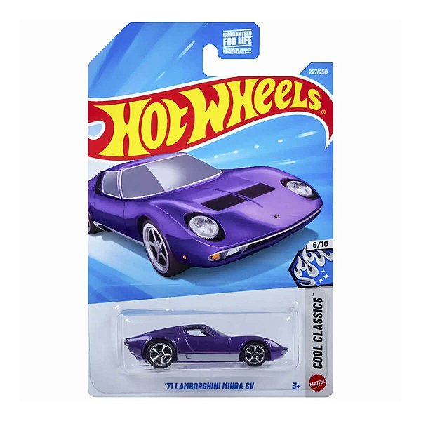 Carrinho Hot Wheels 71 Lamborghini Miura SV 2026 Lote M JJK54