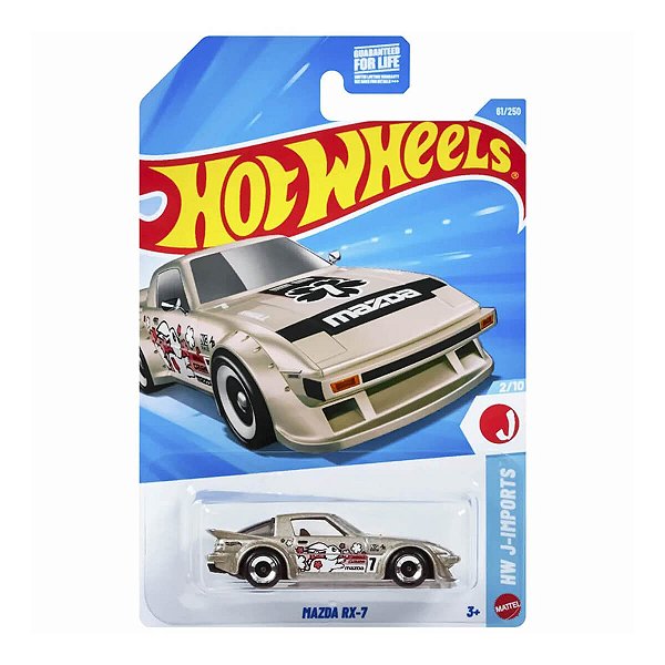 Carrinho Hot Wheels Mazda RX-7 2026 Lote M JJL35