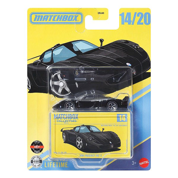 Carrinho Matchbox Premium Collectors 2004 Maserati MC12 2026 Lote G JJW07 14/20