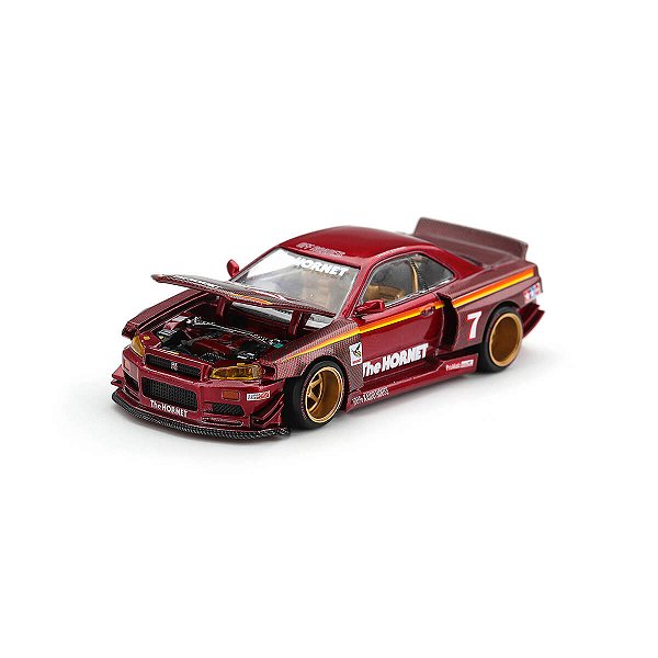 PRÉ-VENDA Mini GT Kaido House #315 Nissan Skyline GT-R R34 Tamiya x Kaido House "The Hornet" V2