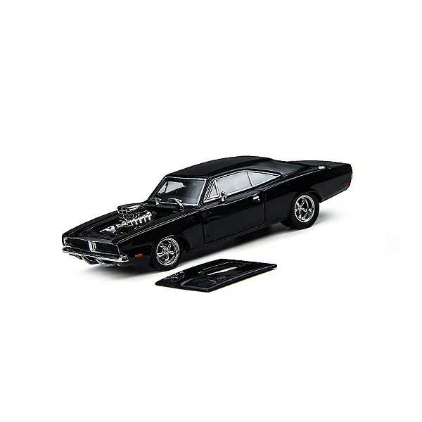 PRÉ-VENDA TimeMicro Dodge 1969 Pro Street Charger 1969 PSC Design 1:64