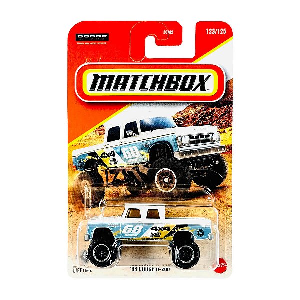 Carrinho Matchbox 68 Dodge D-200 2026 Lote M JHM98