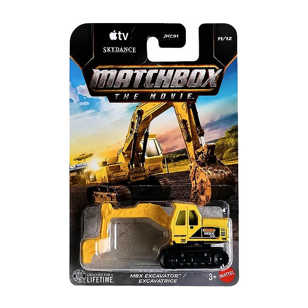 Carrinho Matchbox The Movie MBX Excavator 2026 Lote M JKH38