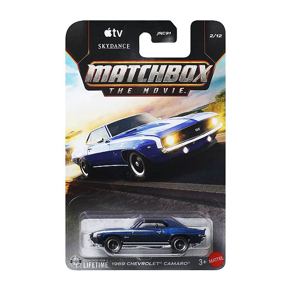 Carrinho Matchbox The Movie 1969 Chevrolet Camaro 2026 Lote M JKH29