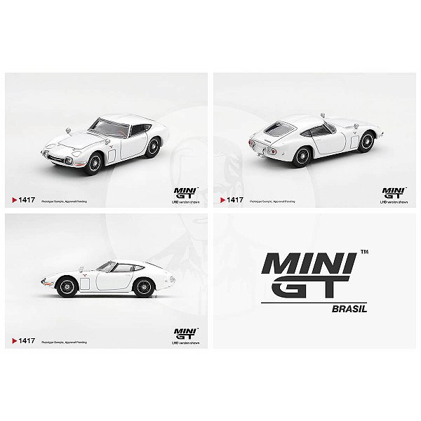 PRÉ-VENDA Mini GT #1417 Toyota 2000GT Pegasus White 1:64