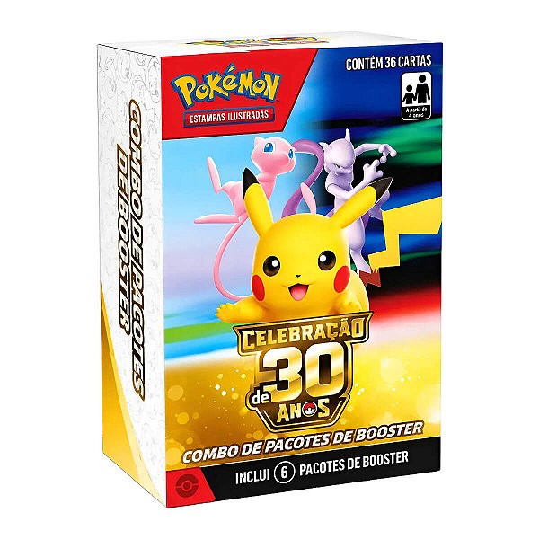 TCG Pokemón Mini Booster Box Pokemon 30 anos