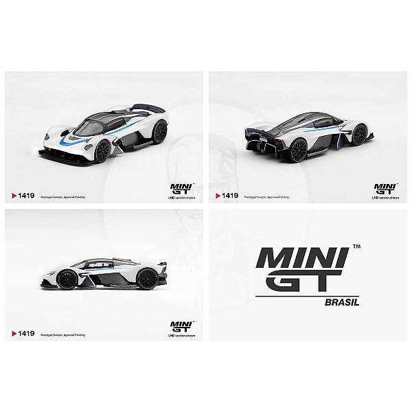 PRÉ-VENDA Mini GT #1419 Aston Martin Valkyrie Escaping White 1:64