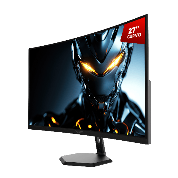 Monitor Gamer PCYES 27" Curvo Quartzo Q27C Full HD 100Hz 5ms FreeSync PMGQ27C100BV