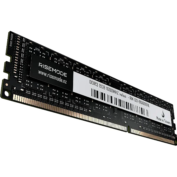 Memória RAM para Notebook 8GB DDR3L 1600MHz Rise Mode Value Series RM-D3-8G1600NL SODIMM 1.35V