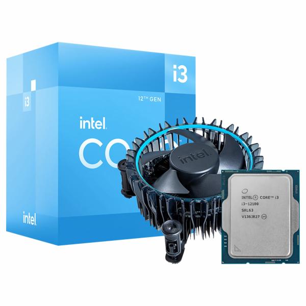 Processador Intel Core i3-12100 3.3GHz Cache 12MB LGA 1700 - BX8071512100