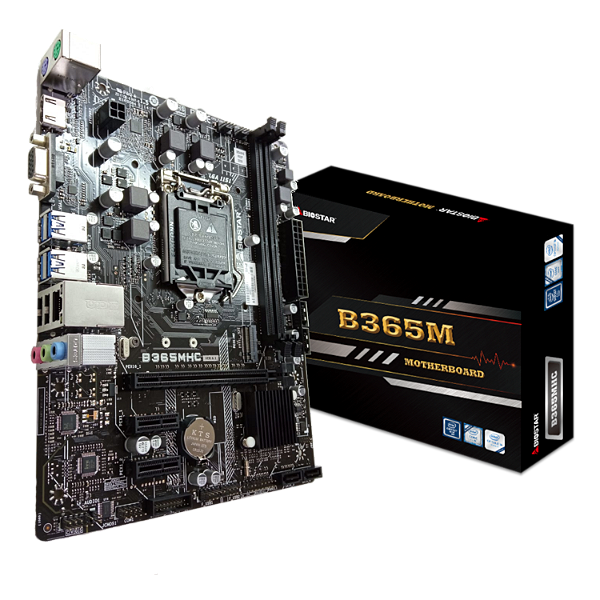 Placa Mãe Biostar B365MHC Intel LGA 1151 DDR4 Micro-ATX