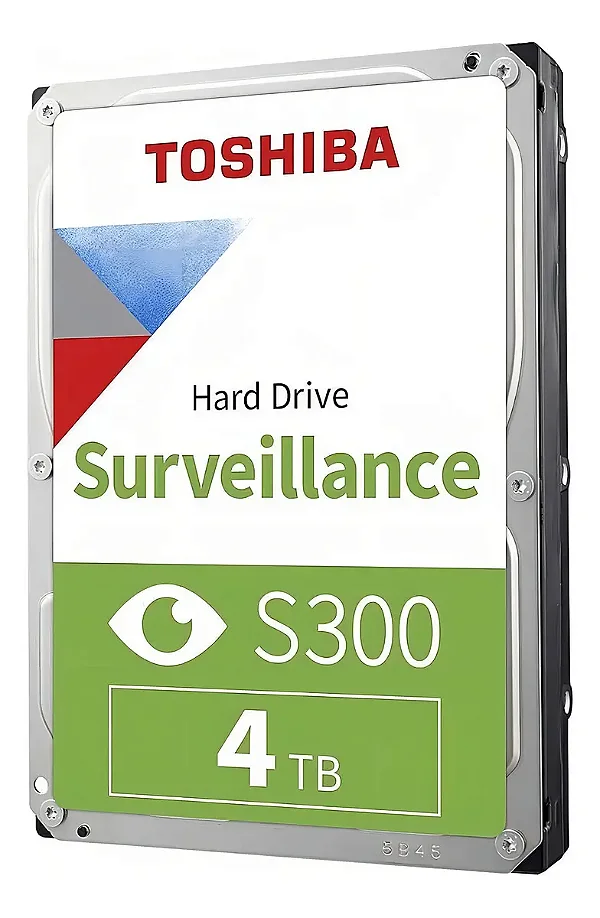 HD Interno 4TB Toshiba S300 Surveillance 3.5" SATA III - HDWT840UZSVA