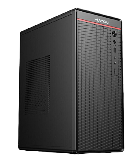 Gabinete Hayom GB1751 Preto Compacto Micro ATX e Mini ITX