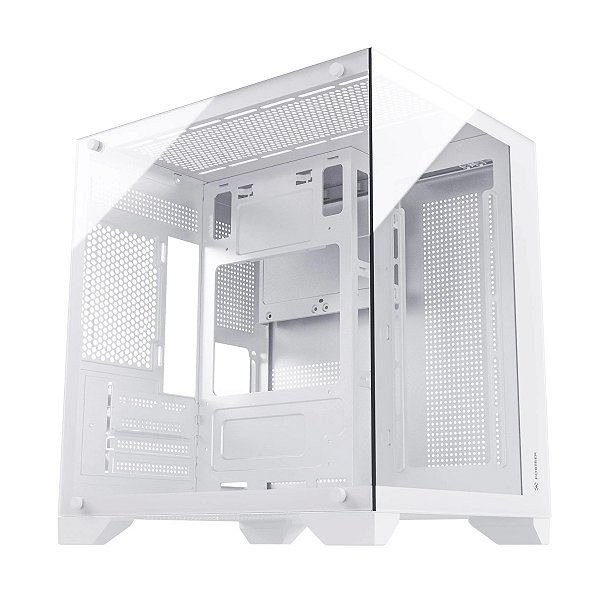 Gabinete Gamer Fortrek Clarity Branco Vidro Temperado mATX