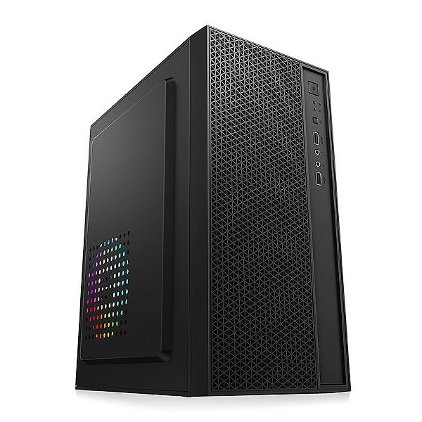 Gabinete Duex DX255-4 Preto Mini Tower Micro ATX