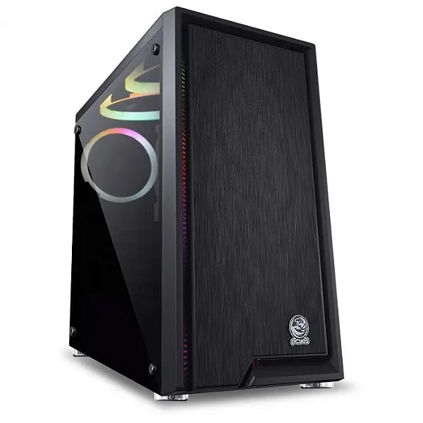 Gabinete Gamer Multi Polaris 3 Fans RGB Vidro Temperado PLPTRGB3