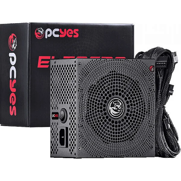 Fonte ATX 750W PCyes Electro V2 80 Plus Bronze (ELECV2PTO750W)