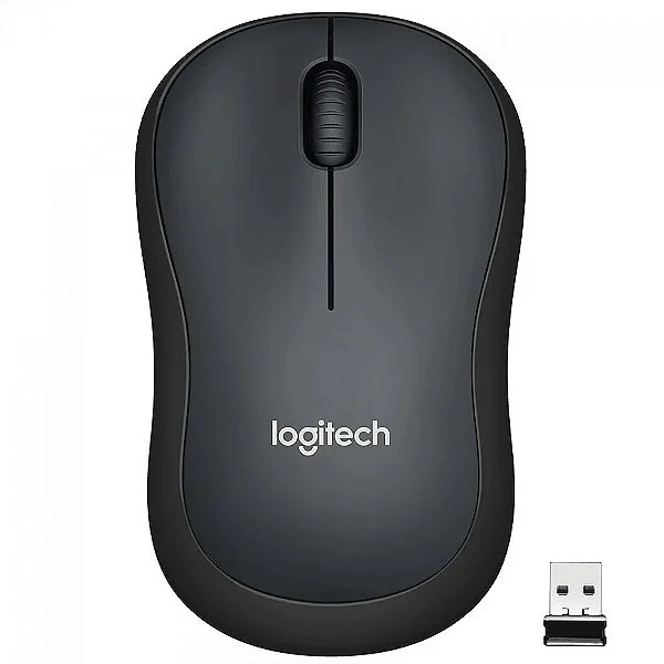 Mouse Logitech M220 Silent, Sem Fio, 1000 Dpi, 3 Botões