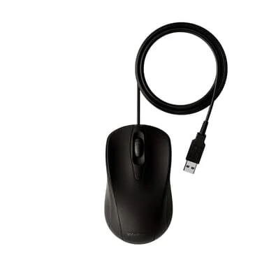 Mouse Intelbras MCI120 Silencioso 1000 DPI USB Com Fio Preto