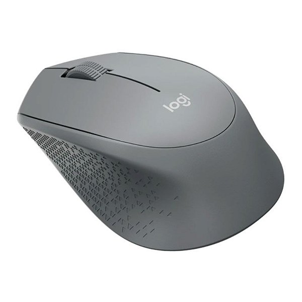 Mouse Sem Fio Logitech M280 Óptico 1000 DPI Cinza