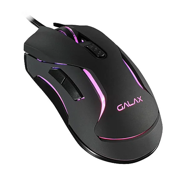 Mouse Gamer GALAX Slider 04 6400 DPI RGB 6 Botões USB